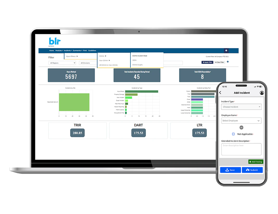 screenshot of EHS Hero